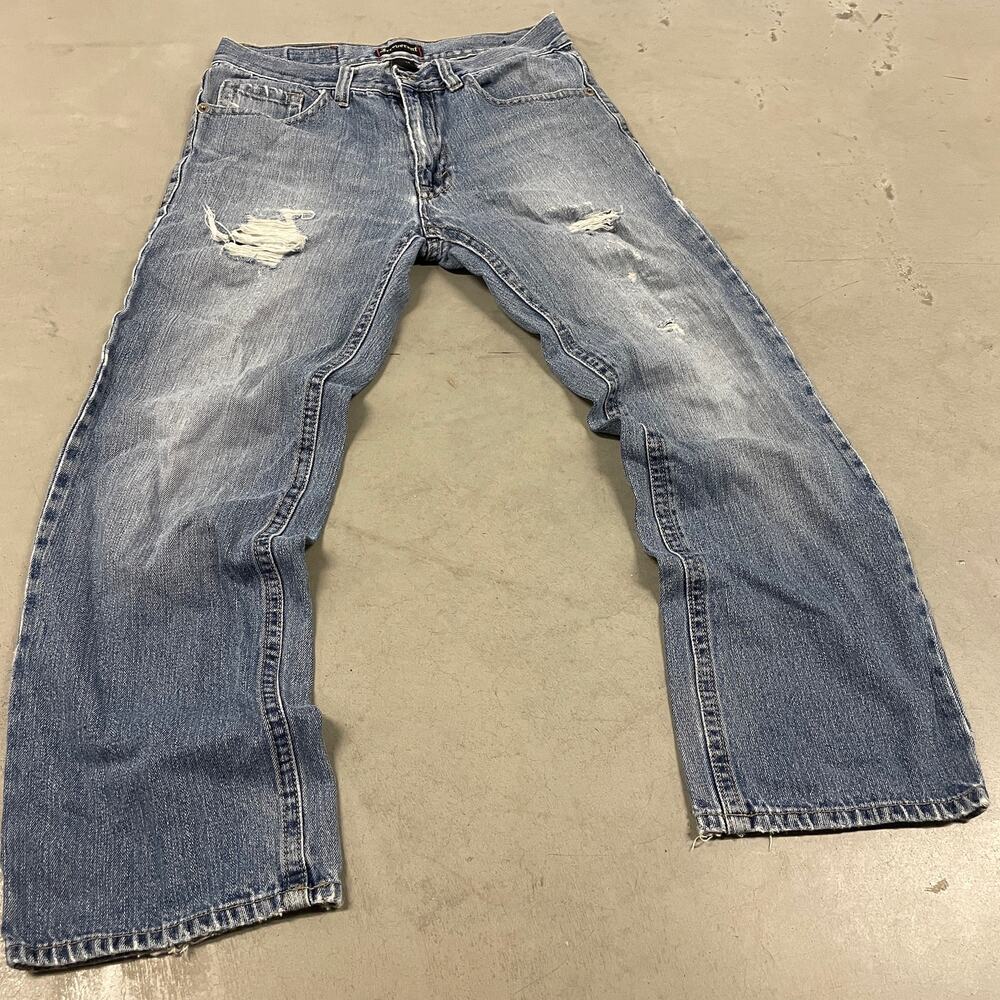 Vintage Y2K irreverent baggy skate jeans 32x28